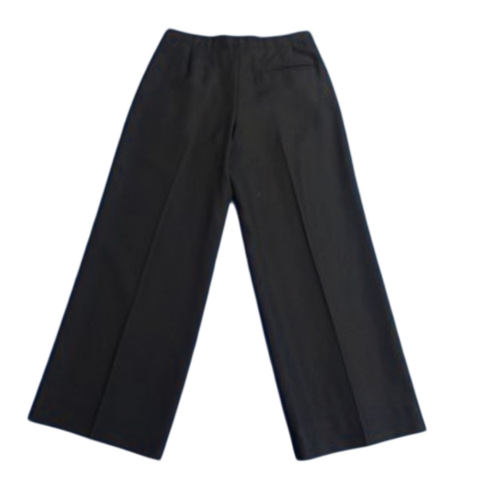 Maison Margiela Black Virgin Wool Cropped Trousers Pants Italy Size 38 (US 2) - Picture 12 of 16